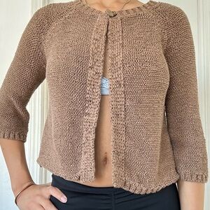 Women's Tan Sweater